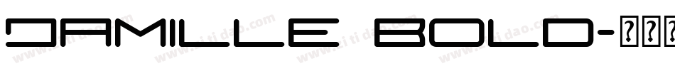 Jamille Bold字体转换